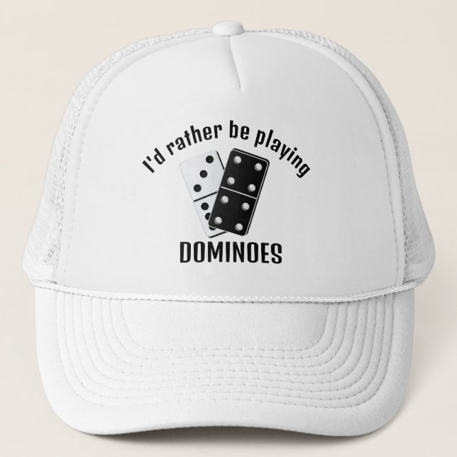 Dominoes Design Hat Keps (Framsida)