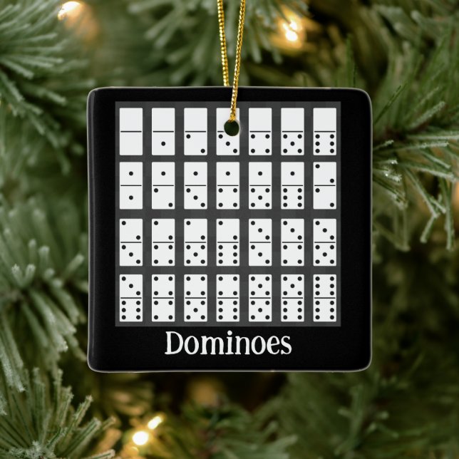 Dominoes Design Ornament (Träd)