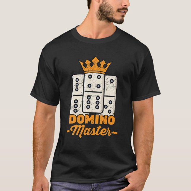 Dominoes - Domino Master - Tournament Player - Hob T Shirt (Framsida)