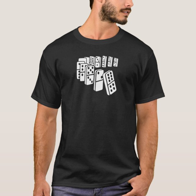 Dominoes  Dominoes Player Weekend T Shirt (Framsida)