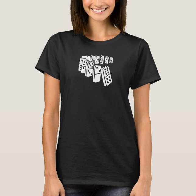 Dominoes  Dominoes Player Weekend T Shirt (Framsida)