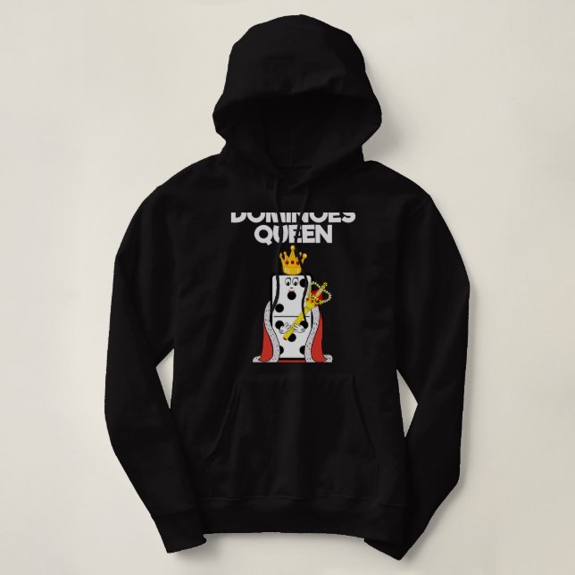Dominoes Funny Dominoes Queen T Shirt (Design framsida)