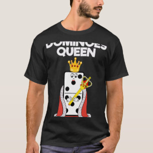 Dominoes Funny Dominoes Queen T Shirt