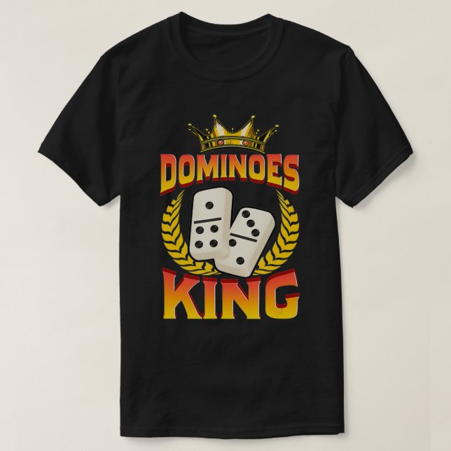 Dominoes Kung Domino Player Domino genus cygnus  T Shirt (Design framsida)