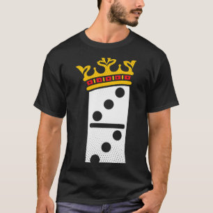 Dominoes kung dominoes-spelargåva 1 t shirt