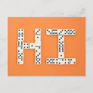 Dominoes Postcard 001 Vykort