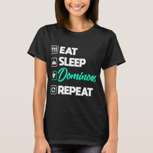 Dominoes Shirt Funny Eat Ssov Dominoes Game Domin T