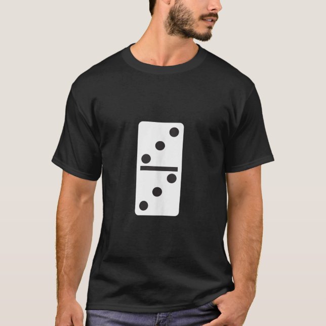 Dominoespel Set Matchande Grupp Dubbel Tre Tank T Shirt (Framsida)
