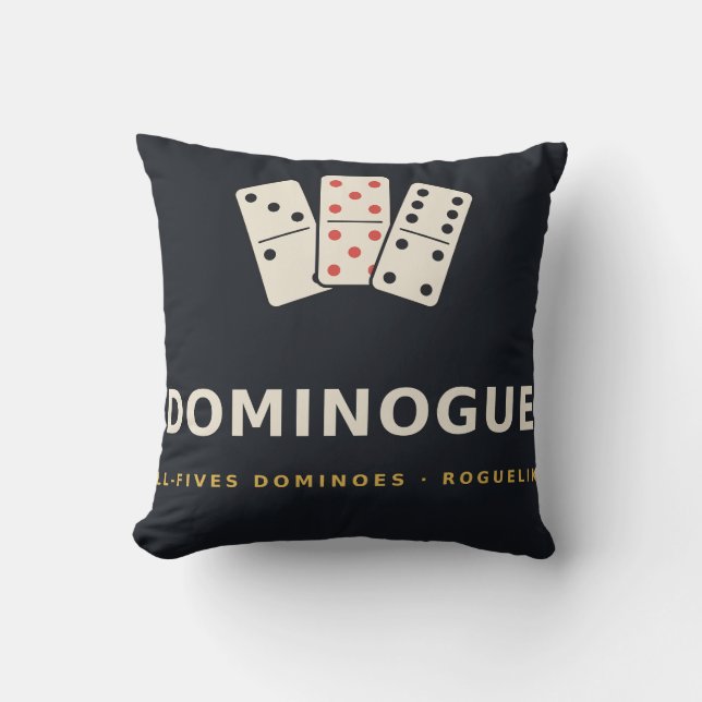 DominoGue Tittelfäst kudde (Framsida)