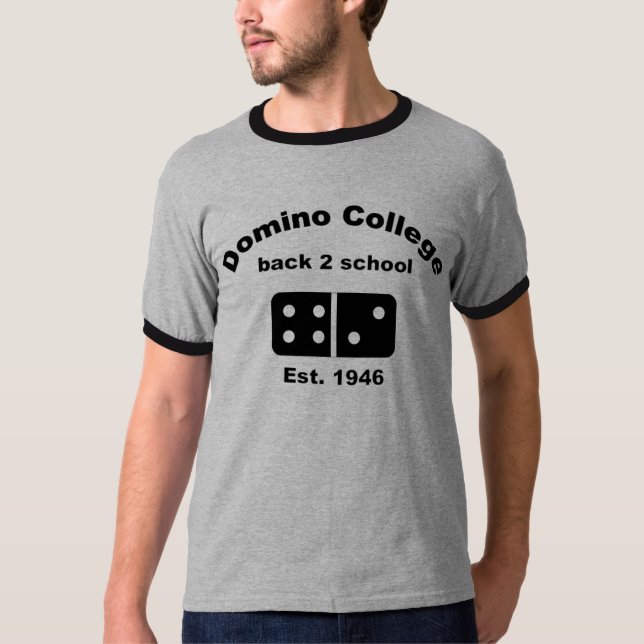 dominohögskola t-shirt (Framsida)
