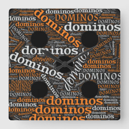 DOMINOS FYRKANTIG KLOCKA