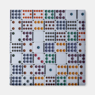 Dominos Numbers Game Magnet