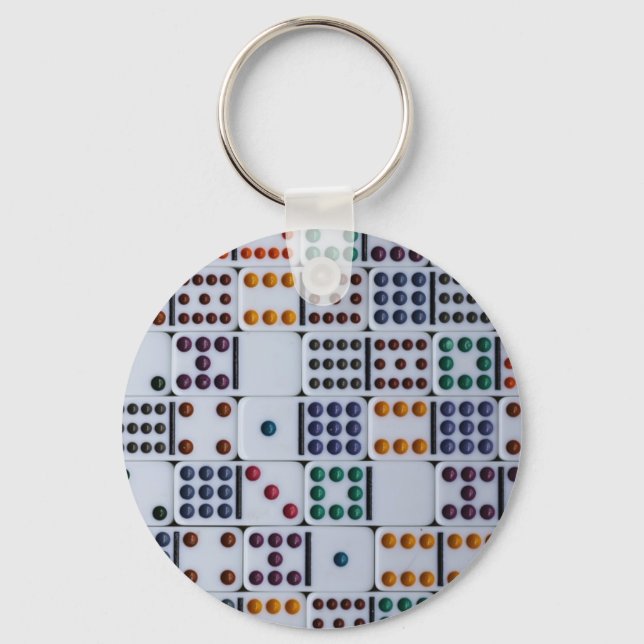 Dominos Numbers Game Nyckelring (Framsida)