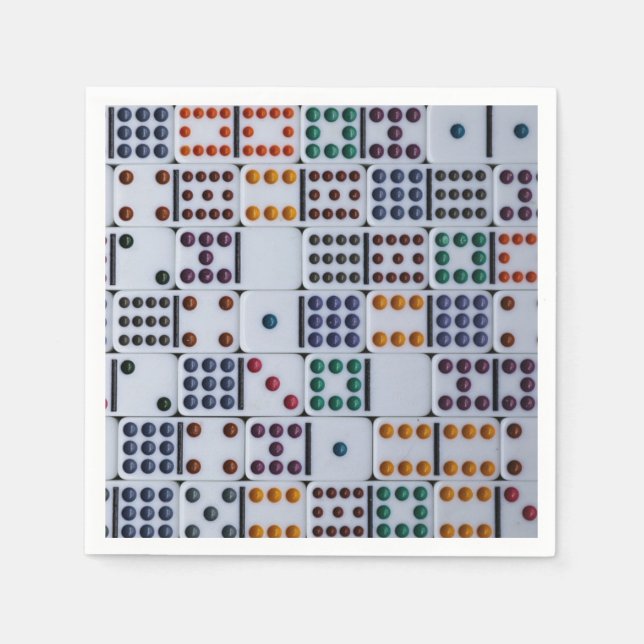 Dominos Numbers Game Pappersservett (Framsidan)