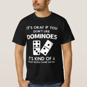 Dominos Score Game Gift-idéer för pappa eller ma T Shirt