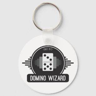Dominotrollkarlofficiellen knäppas Keychain Nyckelring