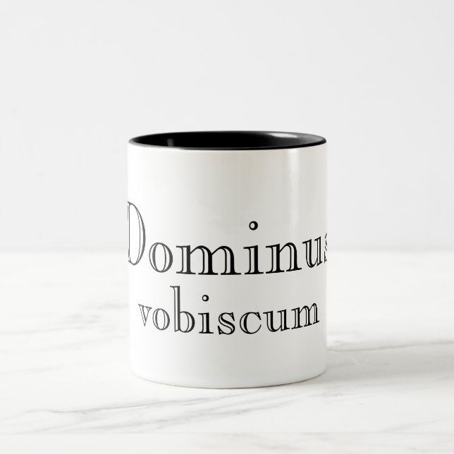 Dominus Vobiscum (Herren är med dig) Mugg (Center)