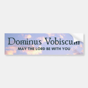 Dominus Vobiscum Latin Mass Trad Catholique Himlar Bildekal