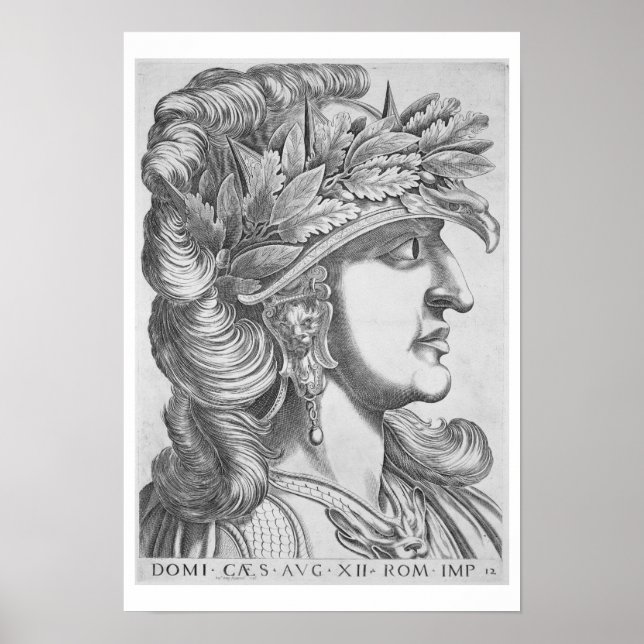 Domitian Caesar (51-96 AD), 1596 (engrave) Poster (Framsidan)