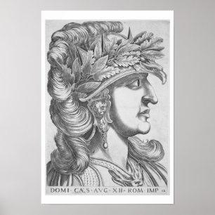 Domitian Caesar (51-96 ANNONS), 1596 (gravyr) Poster