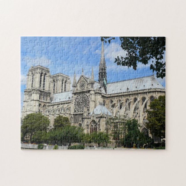 Domkyrka av Notre Dame i Paris Pussel (Horisontell)