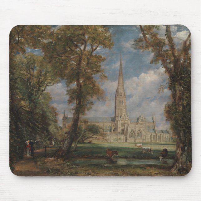 Domkyrka för John konstapel | Salisbury från Musmatta (Framsidan)