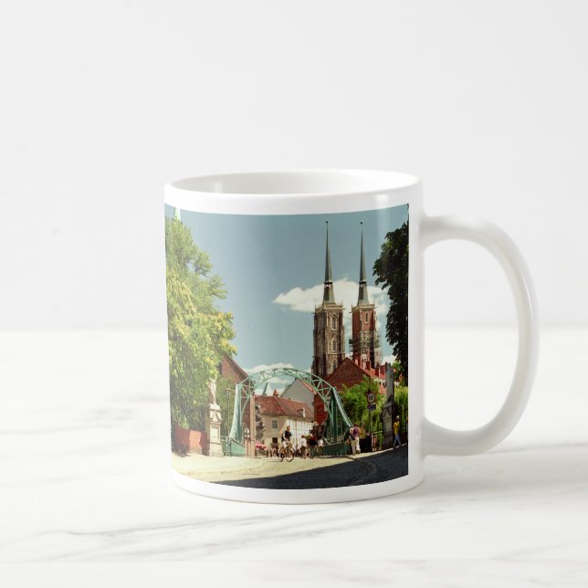 Domkyrka i Wroclaw (Breslau) Kaffemugg (Höger)