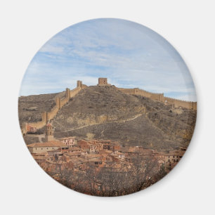 Domkyrka- och stadsväggar Albarracín, Aragon Magnet