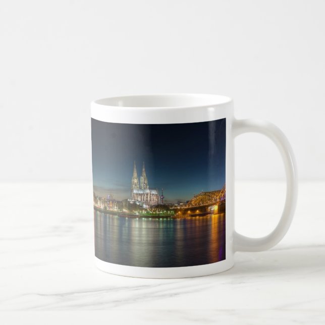 DomkyrkaCologne tyskland panorama Kaffemugg (Höger)