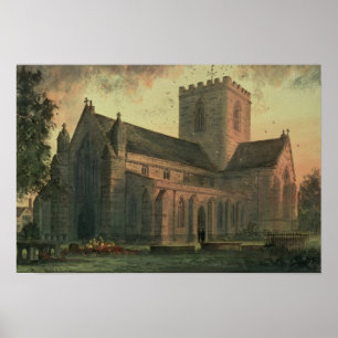Domkyrkan för St. Asaphs, beskådar från Poster