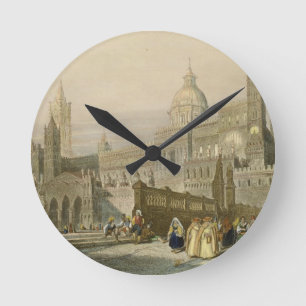 Domkyrkan på Palermo, Sicily som inristas av John Rund Klocka