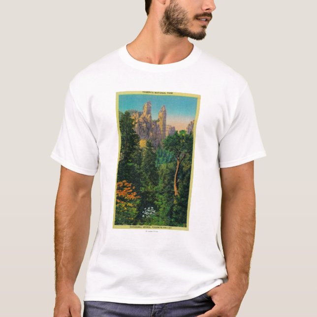 DomkyrkaSpires och Yosemite dal Tee (Framsida)