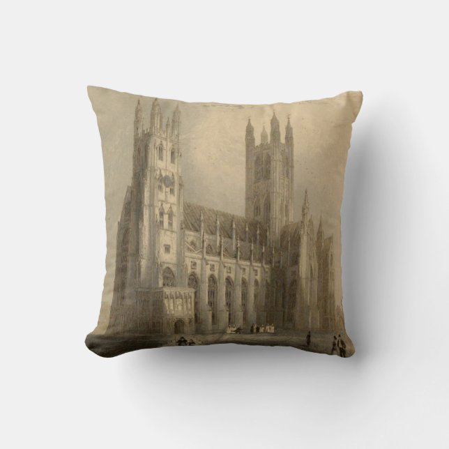 Domkyrkor av England: Canterbury 1836 kudder Kudde (Framsida)