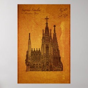 Domkyrkor: Sagrada Fam�lia, Barcelona Poster