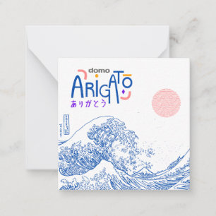 Domo Arigato! Anteckningskort