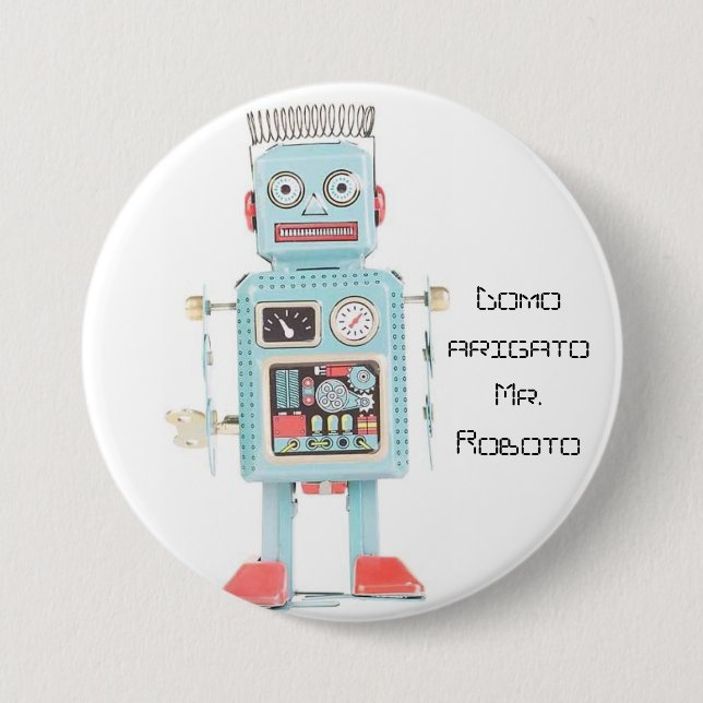 Domo arigato Herr Roboto Knapp (Framsida)