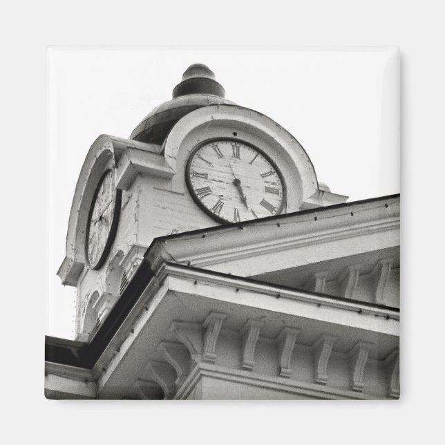 Domstol Clock Magnet (Framsidan)