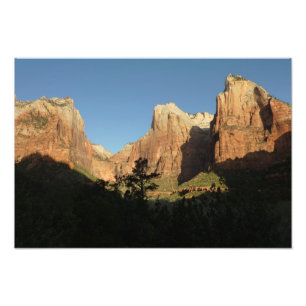 Domstol för patriarkerna I vid Zion National Park Fototryck
