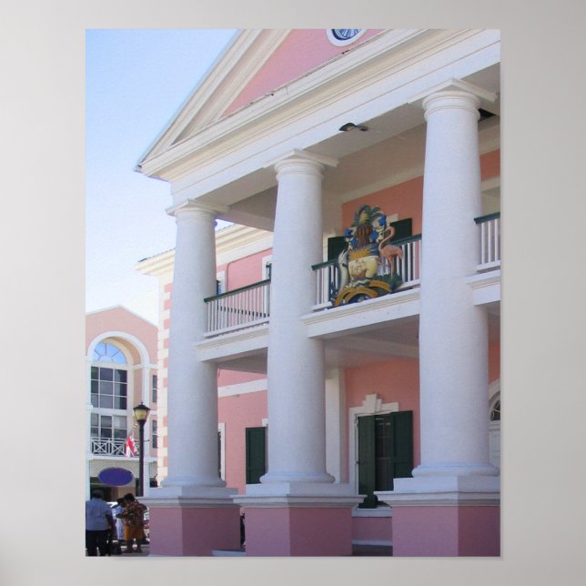 Domstol i Nassau, Bahamas Poster (Framsidan)