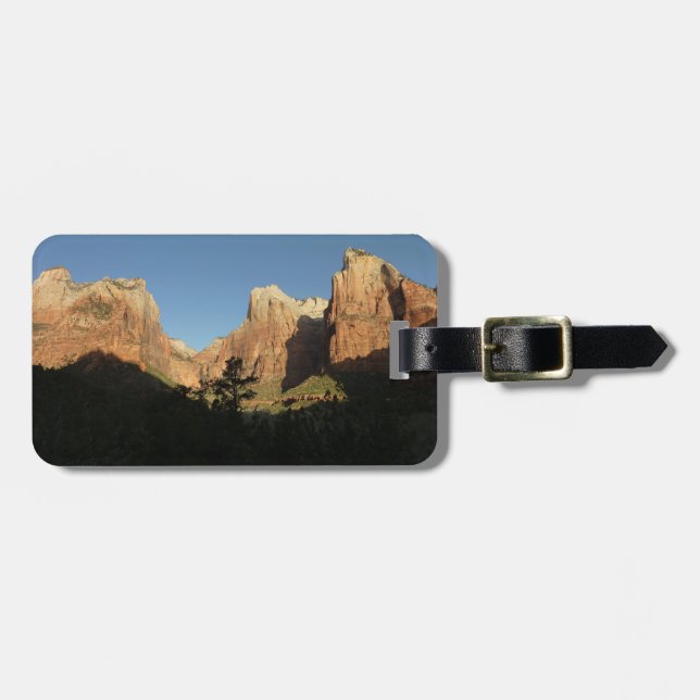 Domstol Patriarker I Zion National Park Bagagebricka (Horisontell Framsida)