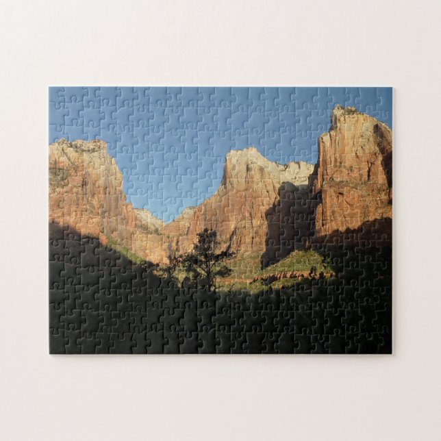 Domstol Patriarker I Zion National Park Pussel (Horisontell)