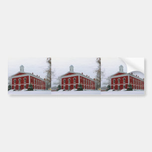 Domstol Snö Bildekal