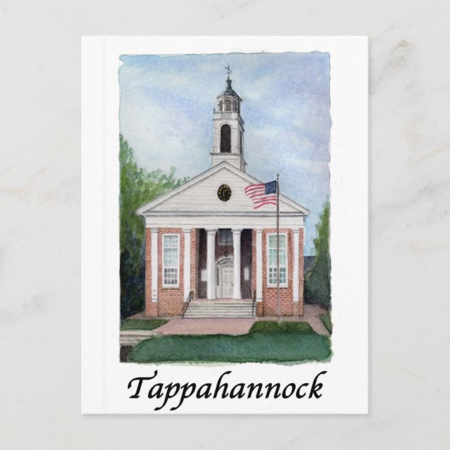 Domstol Tappahannock Vykort (Framsida)