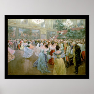 Domstolboll på Hofburgen, 1900 Poster