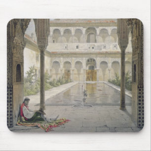 Domstolen av Albercaen i Alhambraen, Granada, Musmatta