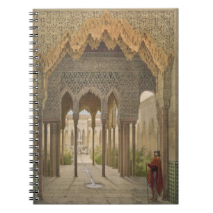 Domstolen av lejon, Alhambraen, Granada, 185 Anteckningsbok