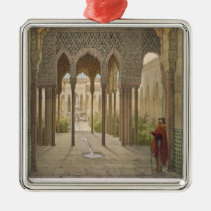 Domstolen av lejon, Alhambraen, Granada, 185 Julgransprydnad Metall