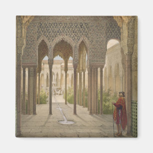 Domstolen av lejon, Alhambraen, Granada, 185 Magnet