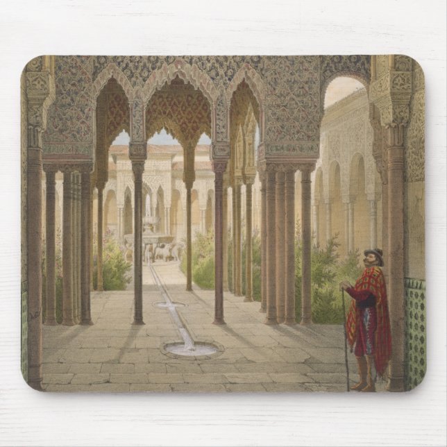 Domstolen av lejon, Alhambraen, Granada, 185 Musmatta (Framsidan)