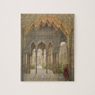 Domstolen av lejon, Alhambraen, Granada, 185 Pussel